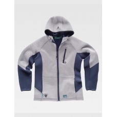 FELPA CAPPUCCIO E ZIP WF2605