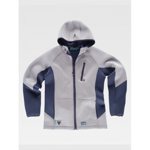 FELPA CAPPUCCIO E ZIP WF2605
