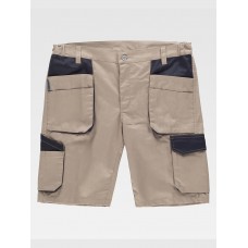 BERMUDA MULTITASCHE TESSUTO ELASTICIZZATO WF2617