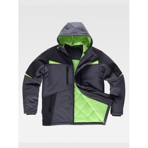 SOFTSHELL IMBOTTITO CON CAPPUCIO WF2758