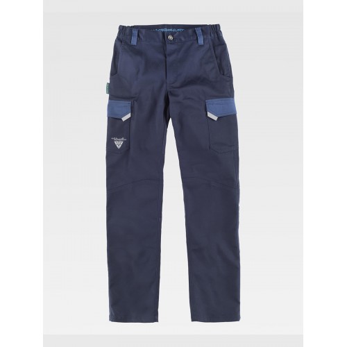 PANTALONE DA LAVORO ELASTICIZZATO RINFORZ NEI GLUTEI WF2855