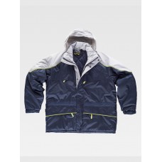 PARKA IMBOTTITO CAPPUCCIO E ZIP INTERA WF5858
