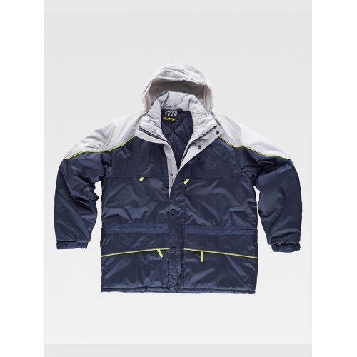 PARKA IMBOTTITO CAPPUCCIO E ZIP INTERA WF5858